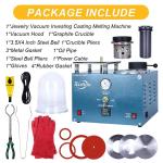 Jewelry Vacuum Casting Machine 2KG Melting Furnace