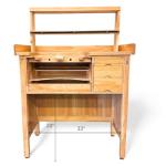 Deluxe Wooden Jewelers Bench and Chair Set