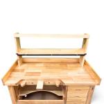 Deluxe Wooden Jewelers Bench and Chair Set