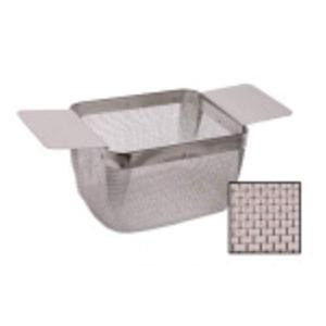 Fine Mesh Rectangular Cleaning Basket - 5x4x3 Inches