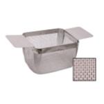 Fine Mesh Rectangular Cleaning Basket - 5x4x3 Inches