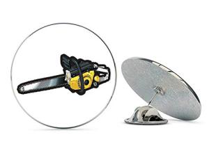 NYC Jewelers Chainsaw Metal Lapel Pin