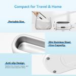 Ultrasonic Jewelry Cleaner Machine, 48KHz White