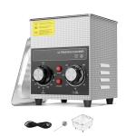 2L Ultrasonic Jewelry Cleaner - Stainless Steel, 40kHz