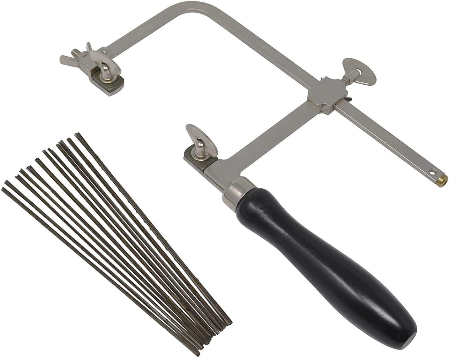 German Style Jewelers Saw Frame with 144 Blades