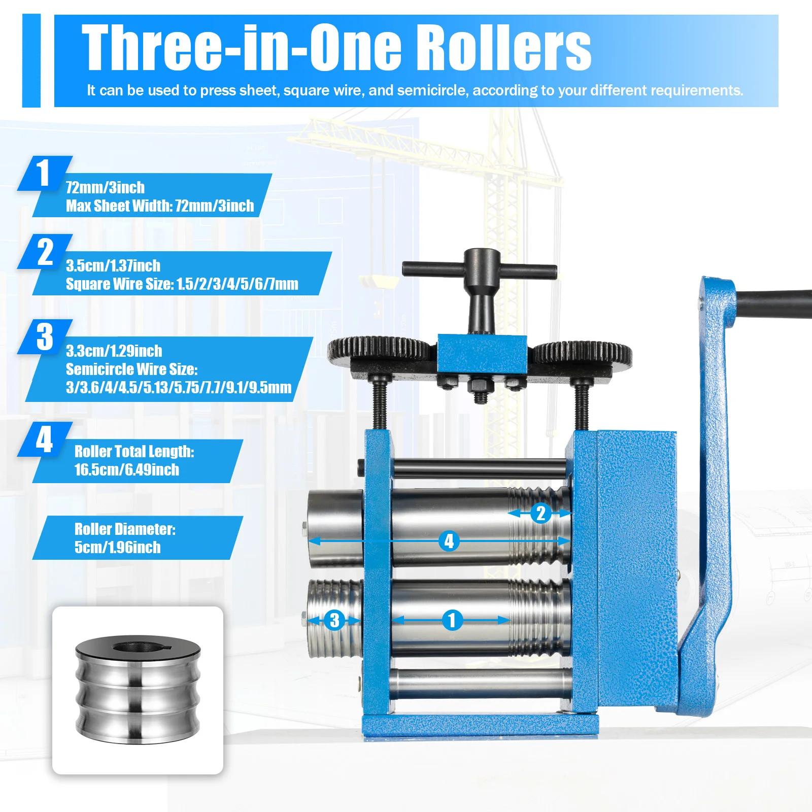 3-in-1 Jewelry Rolling Mill for Gold and Silver