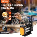 VEVOR 3-in-1 Jewelry Rolling Mill Machine