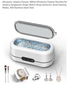 Jewelry Ultrasonic Cleaner Machine, 48KHz, Dual Action