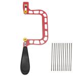 Professional Jewelry Saw Kit, Curved Jewelers Saw Frame Set, Jewelers Making Tools, with 144 Jewelry Saws Blades for Metal Wood Plastic