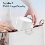 Professional 230ml Ultrasonic Jewelry Cleaner Machine Rings Watches Glasses Pro 