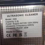 Ultrasonic Cleaner Machine for Jewelry and Watch Glasses
