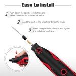 Rotary Tool Kit with 110 Accessories - Versatile