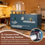 Tooltos 2L Jewelry Vacuum Investing Casting Machine