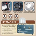 Tooltos 2L Jewelry Vacuum Investing Casting Machine