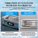 650ML Ultrasonic Jewelry Cleaner with Timer