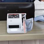 Portable Cash Counter with Counterfeit Detection and LCD