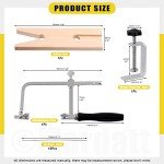 14-Piece Jewelers Saw Kit with Bench Pin and Blades