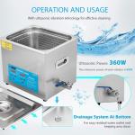 15L Digital Ultrasonic Jewelry and Watch Cleaner