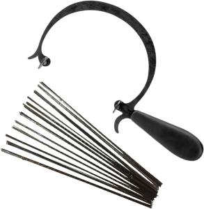 Curved Jewelers Saw Frame with 144 Blades