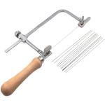 Mini U-Shaped Jewelry Saw Frame with 12 Blades
