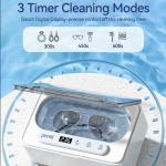 Jewelry Ultrasonic Cleaner with Dual Modes 48KHz