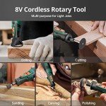 Cordless Rotary Tool Kit with 124 Accessories