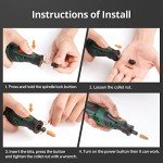 Cordless Rotary Tool Kit with 124 Accessories
