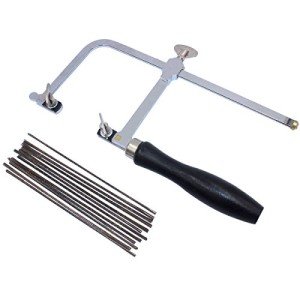 Adjustable Jeweler's Saw Frame with 144 Blades