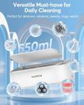 Ultrasonic Jewelry Cleaner 550ml for Rings & Glasses