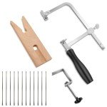 3-in-1 Jeweler's Saw Set with Blades & Clamp