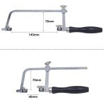 Adjustable Jeweler's Saw Frame with 144 Blades