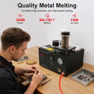 1500W Vacuum Melting & Casting Machine for Jewelry