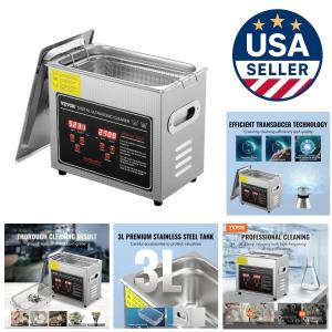 Ultrasonic Jewelry Cleaner with Heater & Timer