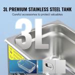 Ultrasonic Jewelry Cleaner with Heater & Timer