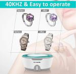 Uten Ultrasonic Jewelry Cleaner with Digital Timer