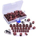 AUSTOR 132-Piece Sanding Sleeve Set for Dremel