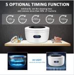 Uten Ultrasonic Jewelry Cleaner with Digital Timer