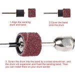 AUSTOR 132-Piece Sanding Sleeve Set for Dremel