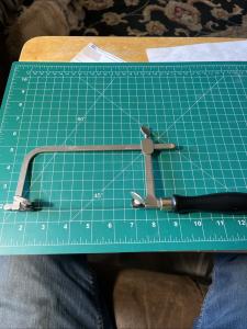 German Style Adjustable Jewelers Frame Saw with Handle