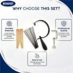 Jeweler's Saw Frame Set with Blades and Clamp