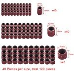AUSTOR 132-Piece Sanding Sleeve Set for Dremel