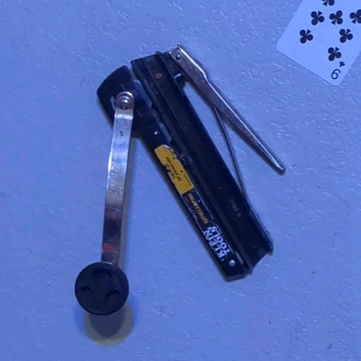 Stanley Jeweler's Saw with Black Handle and Arms