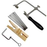 Adjustable Jewelers Saw Frame with 144 Blades Set
