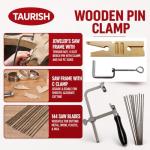 Adjustable Jewelers Saw Frame with 144 Blades Set