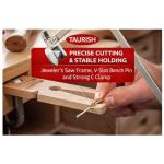 Adjustable Jewelers Saw Frame with 144 Blades Set