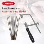 Adjustable Jewelers Saw Frame with 144 Blades Set