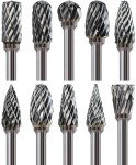 10-Piece Durable Metal Set 1/8