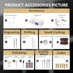Cordless Mini Rotary Tool Kit with 50 Accessories