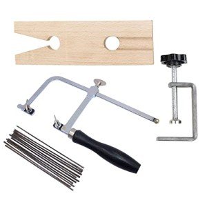 Adjustable Jeweler's Saw Frame with 144 Blades