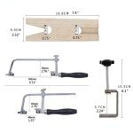 Adjustable Jeweler's Saw Frame with 144 Blades